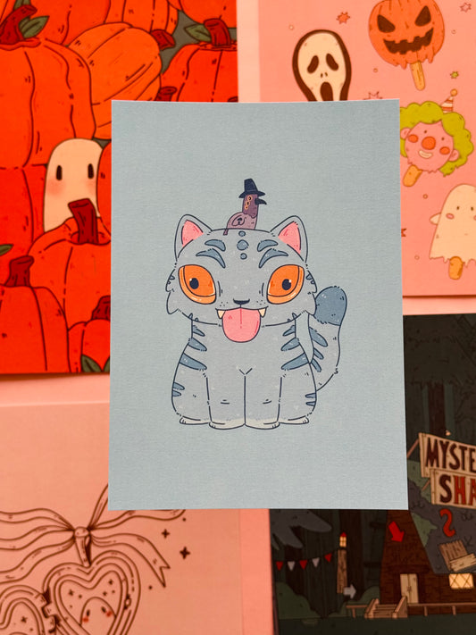 Derpy Tiger 5x7 Print