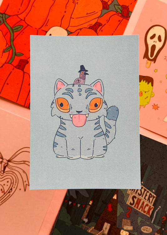 Derpy Tiger 5x7 Print