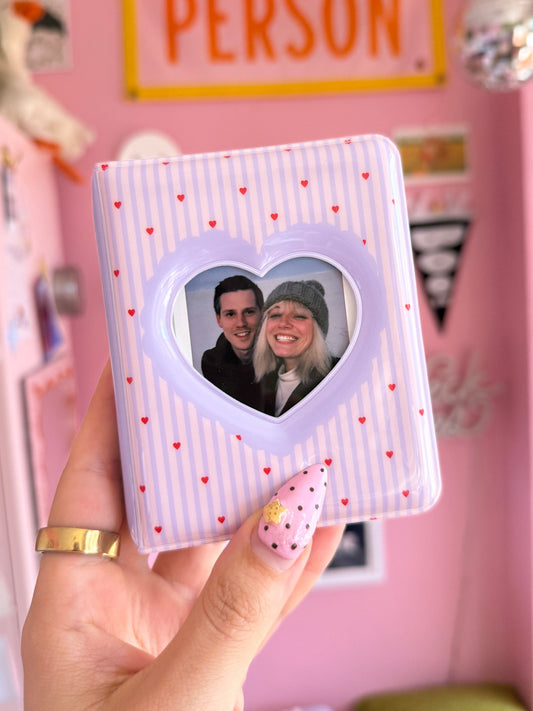 Hearts & Stripes Mini Photo Album