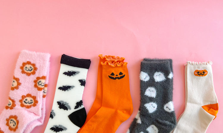 Pumpkin Ruffle Socks
