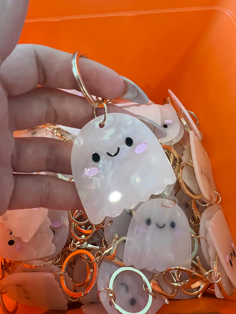 Acrylic Ghost Keychain