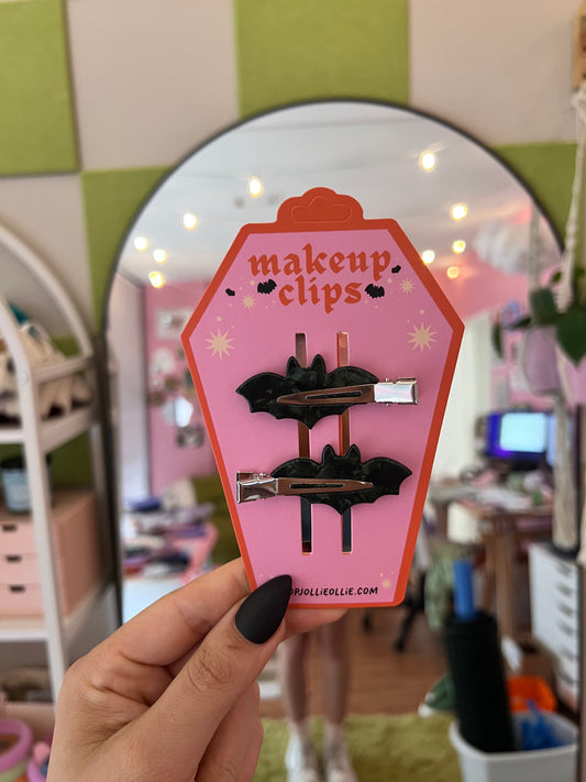 Bat Makeup Clips