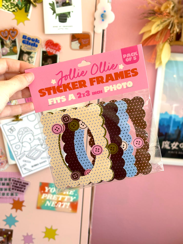 Button Sticker Frame Pack