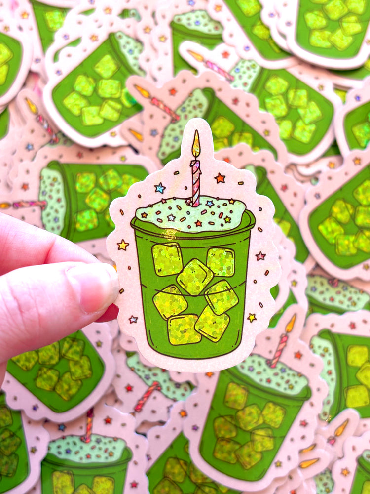 Matcha Sticker