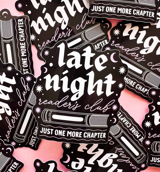 Late Night Readers Sticker