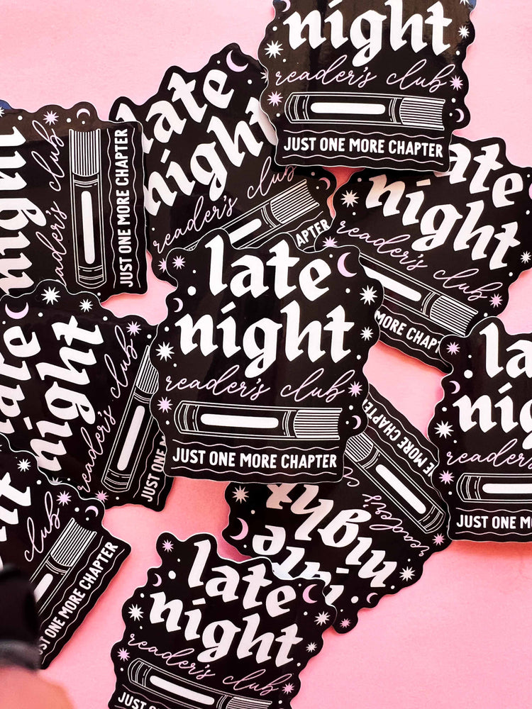 Late Night Readers Sticker