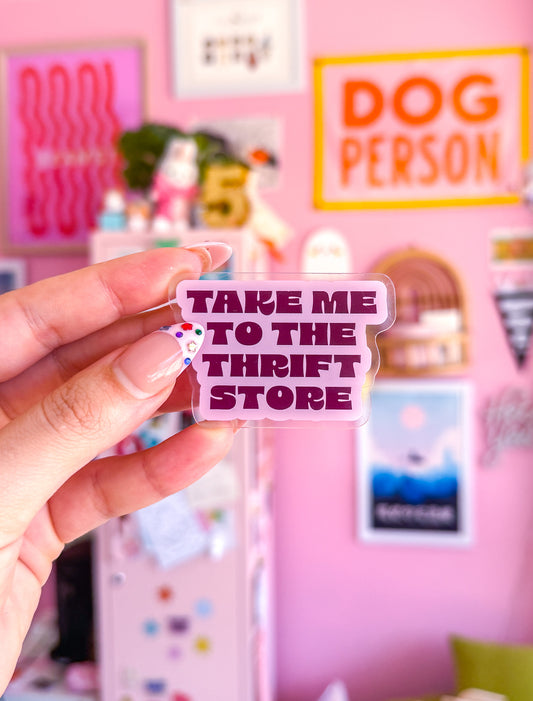 Thrift Store Acrylic Fridge Magnet