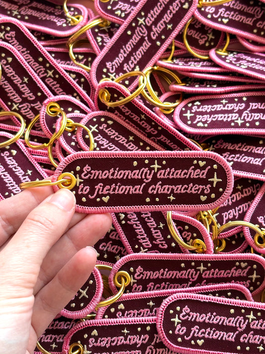 Emotionally Attached Patch Keychain