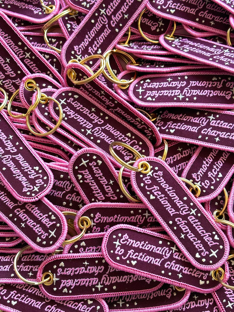 Emotionally Attached Patch Keychain