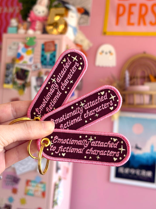Emotionally Attached Patch Keychain