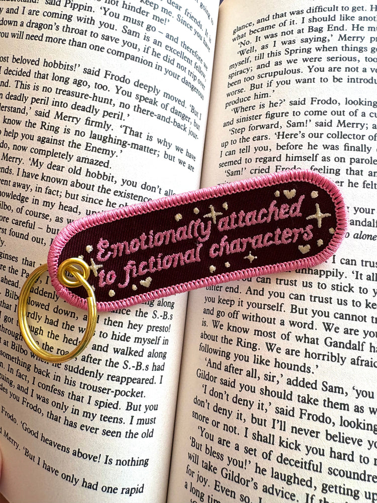Emotionally Attached Patch Keychain