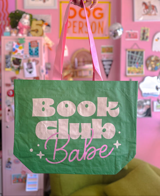 Green Book Club Babes Reusable Bag