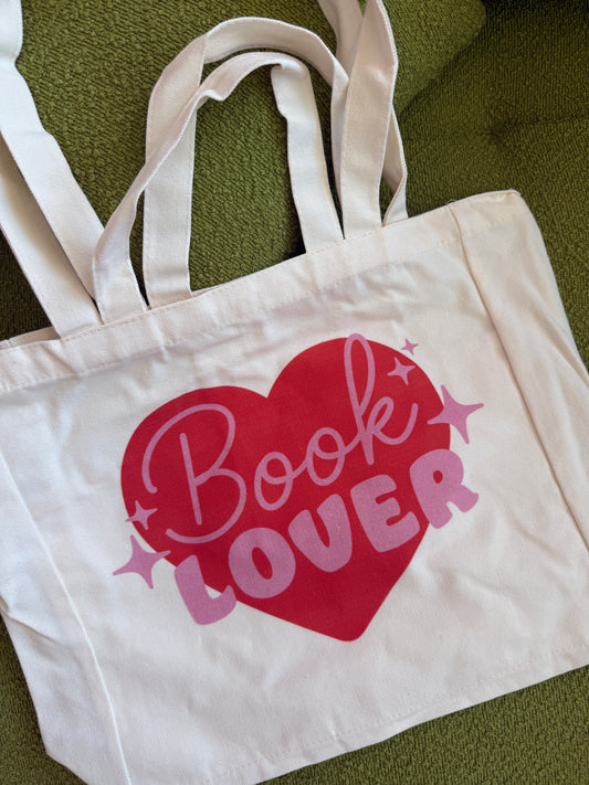 Book Lover Canvas Bag