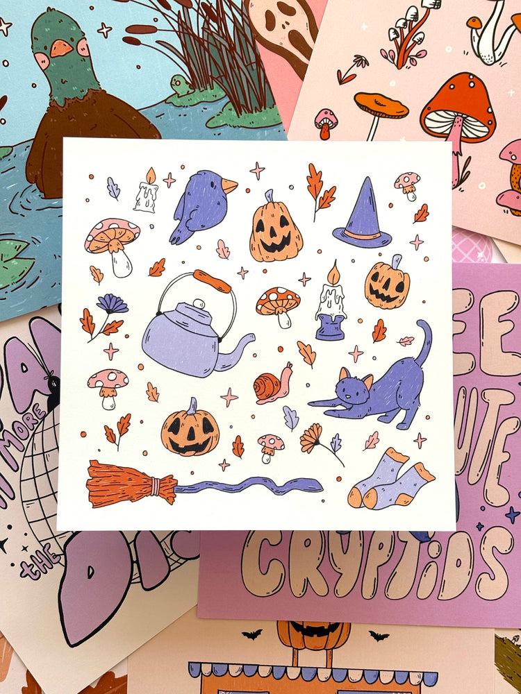 Fall Collection 8x8 Print
