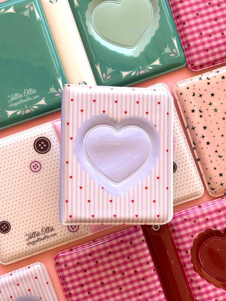 Hearts & Stripes Mini Photo Album