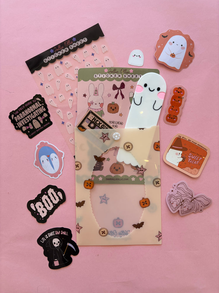 Spooky Buttons Envelope Sleeve