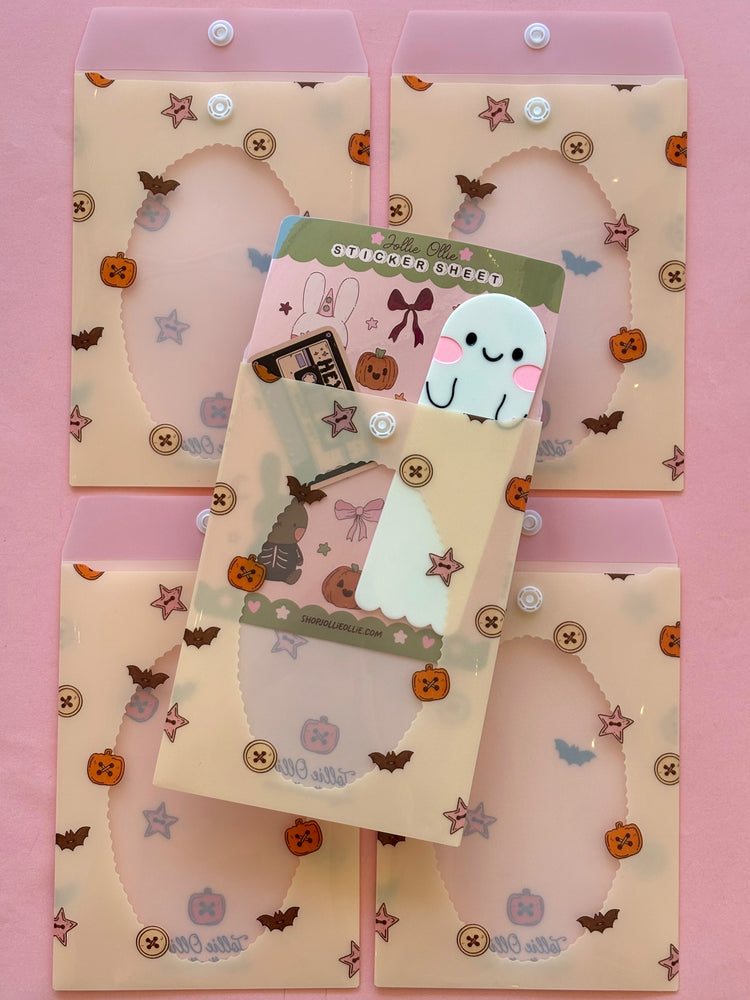 Spooky Buttons Envelope Sleeve