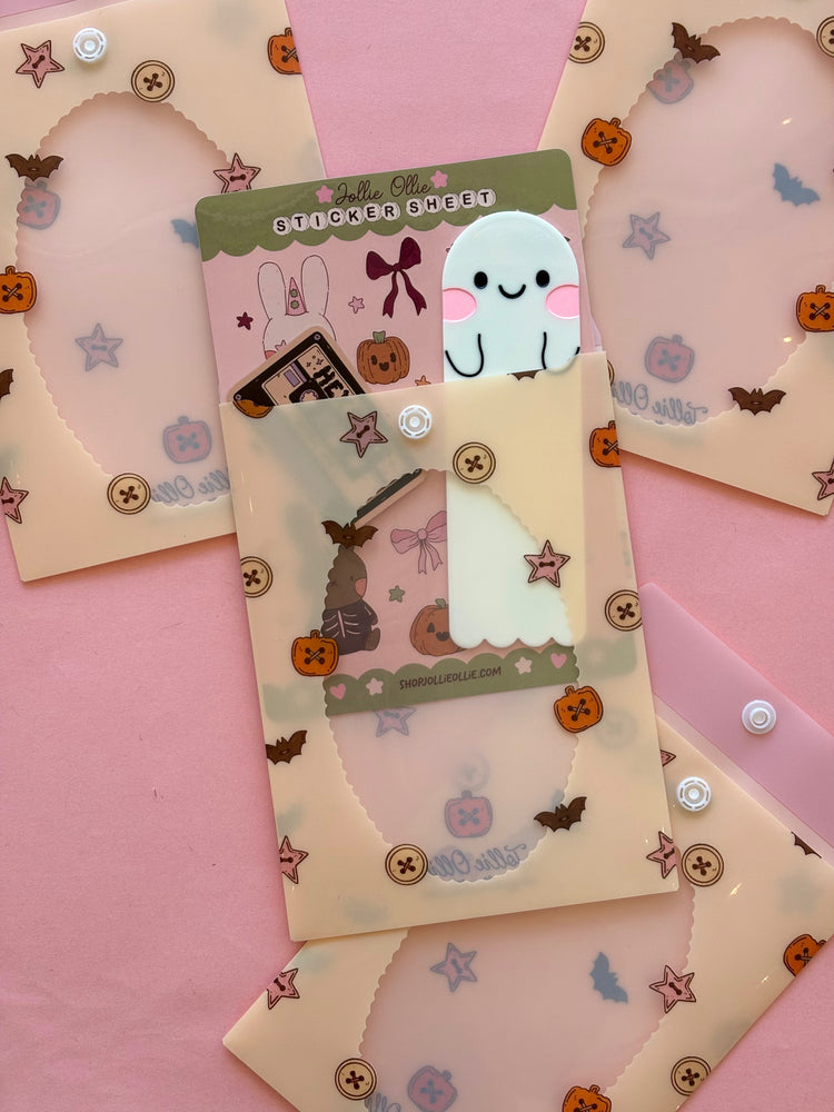 Spooky Buttons Envelope Sleeve