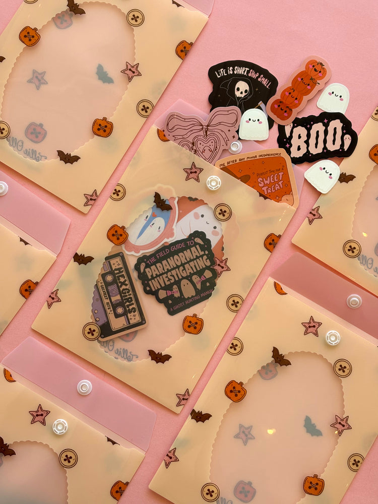 Spooky Buttons Envelope Sleeve