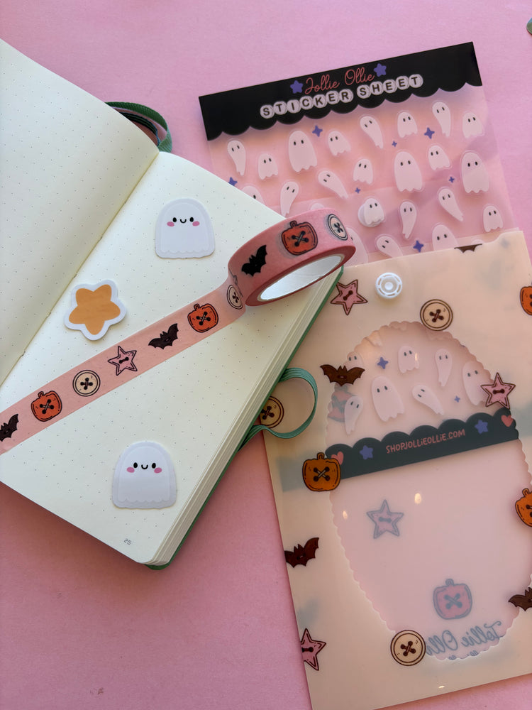 Spooky Buttons Washi Tape