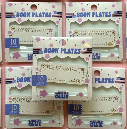 Buttons Book Plate Stickers