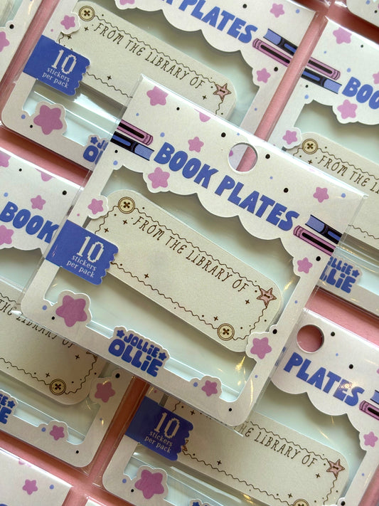 Buttons Book Plate Stickers