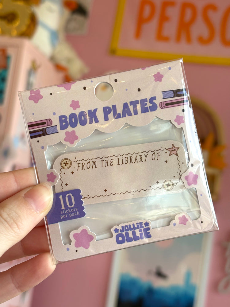 Buttons Book Plate Stickers