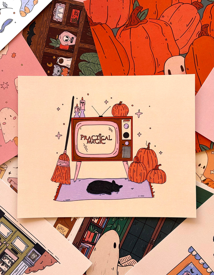 Magical Movie Night 8x10 Print