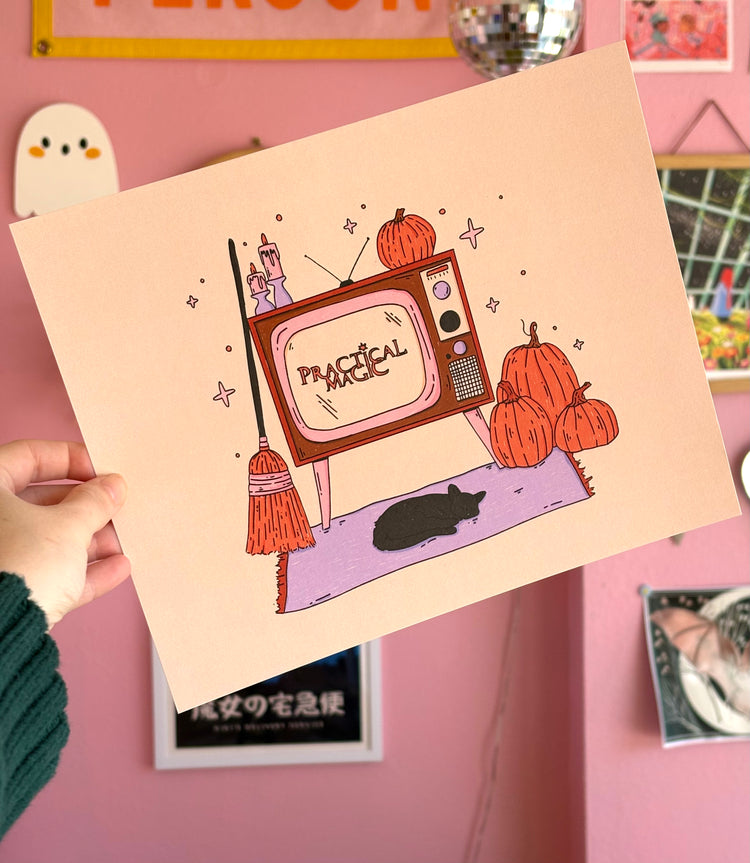 Magical Movie Night 8x10 Print