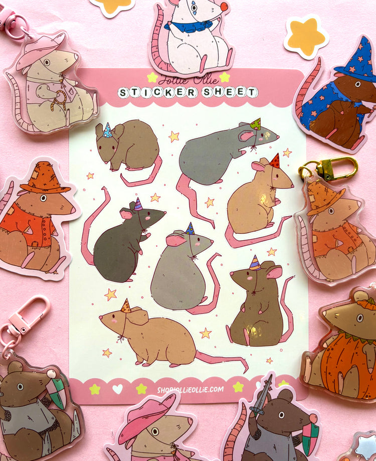 Rats Sticker Sheet