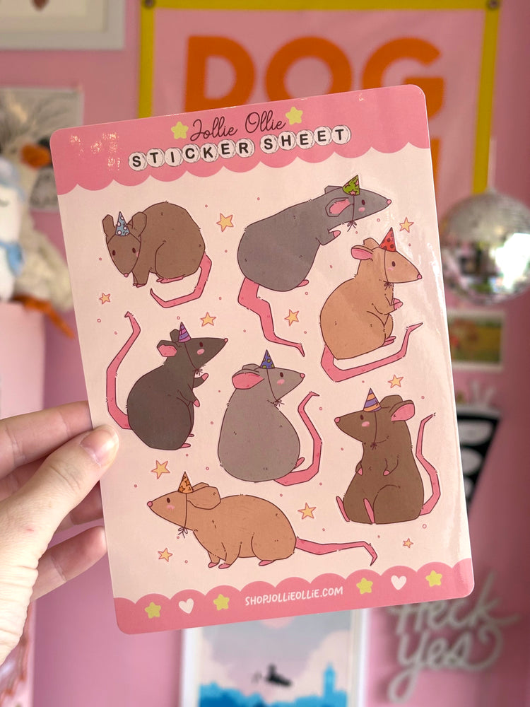 Rats Sticker Sheet