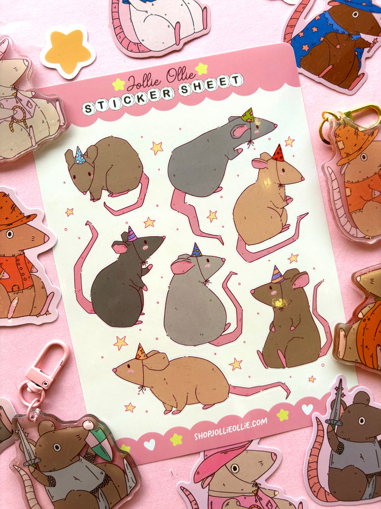 Rats Sticker Sheet