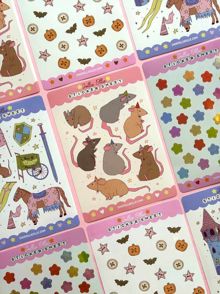 Rats Sticker Sheet
