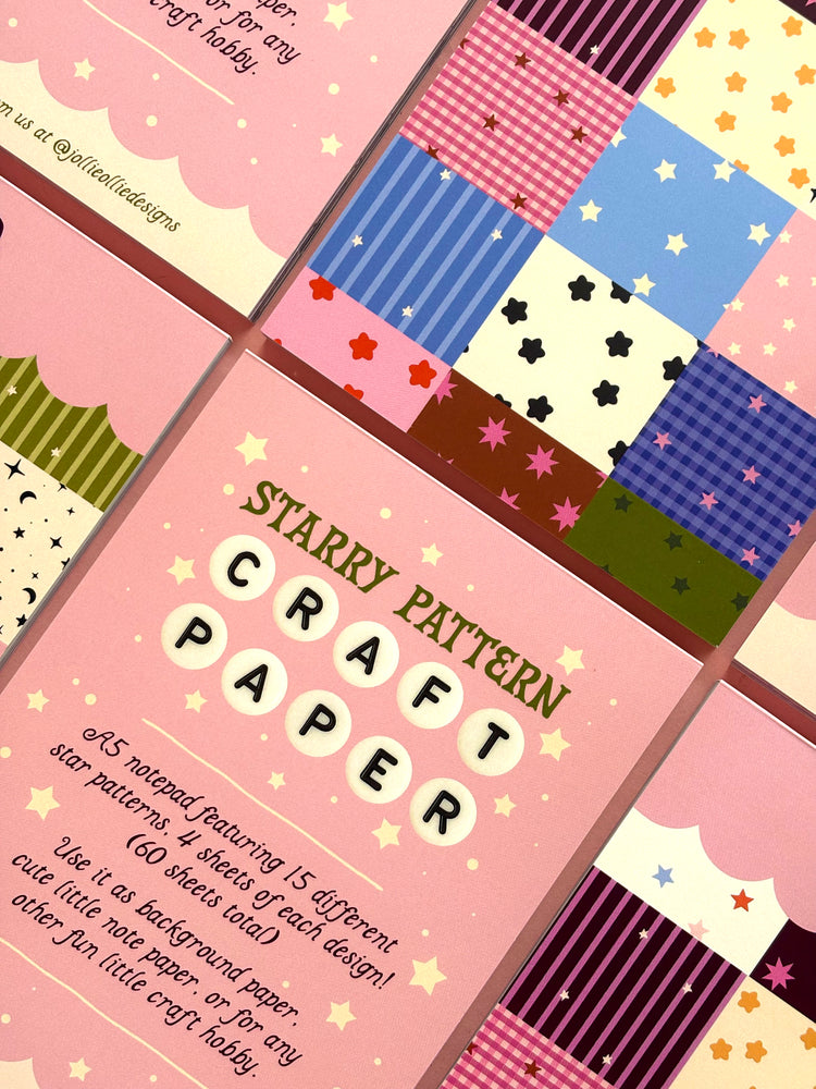 Starry Pattern Journal Notepad