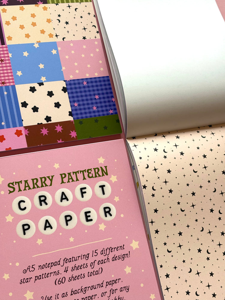 Starry Pattern Journal Notepad