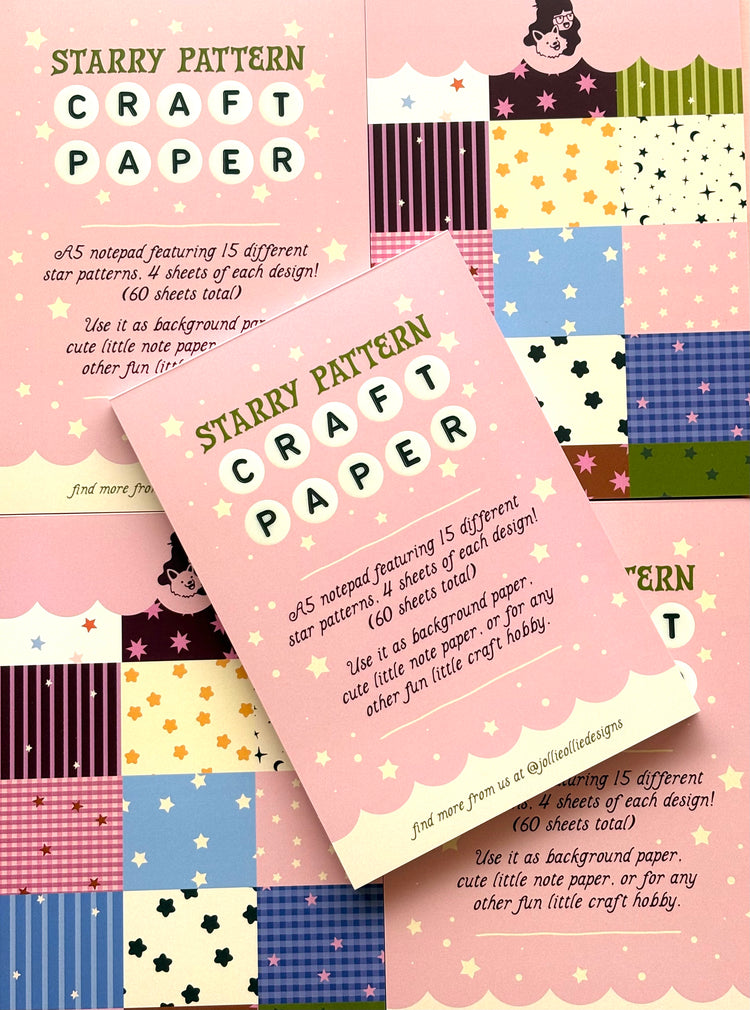 Starry Pattern Journal Notepad
