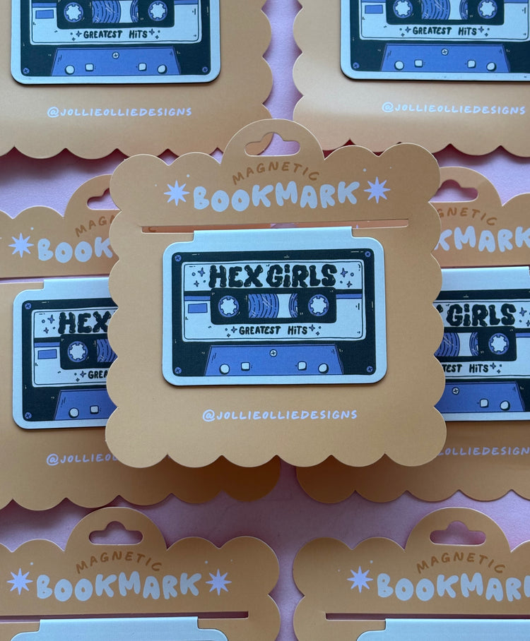 Hex Girls Cassette Tape Magnetic Bookmark