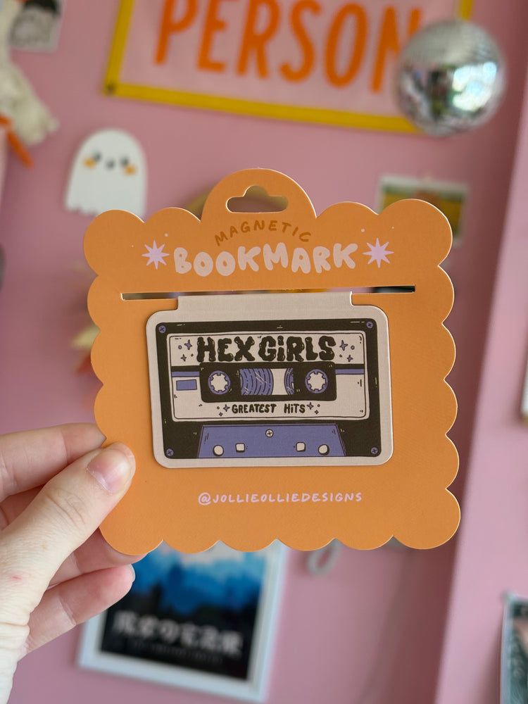 Hex Girls Cassette Tape Magnetic Bookmark