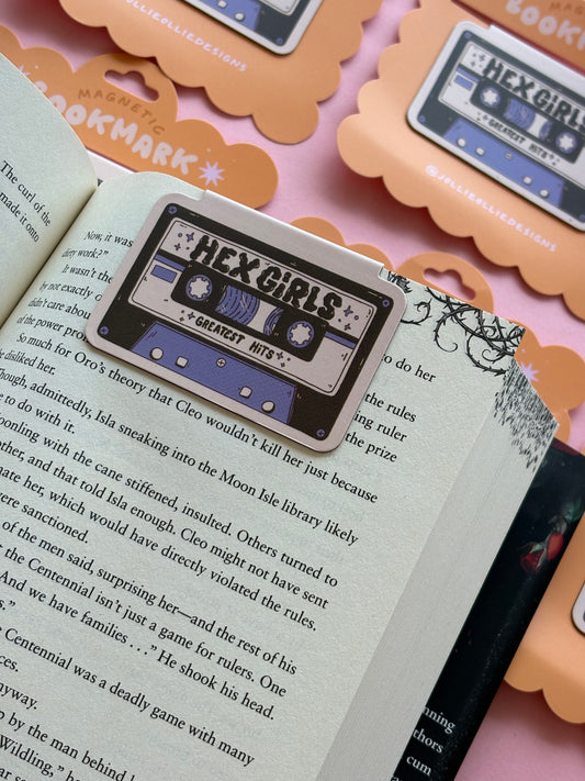 Hex Girls Cassette Tape Magnetic Bookmark