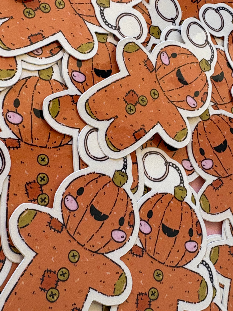 Plushie Pumpkin Jack Sticker
