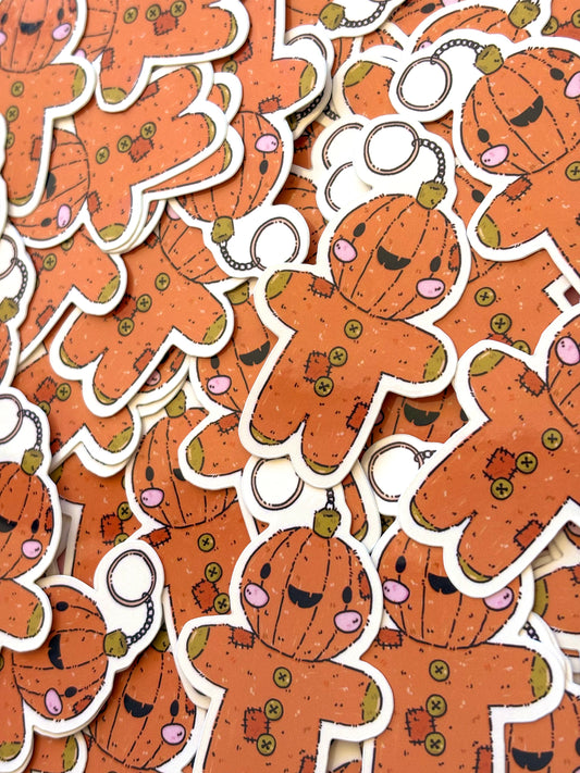 Plushie Pumpkin Jack Sticker