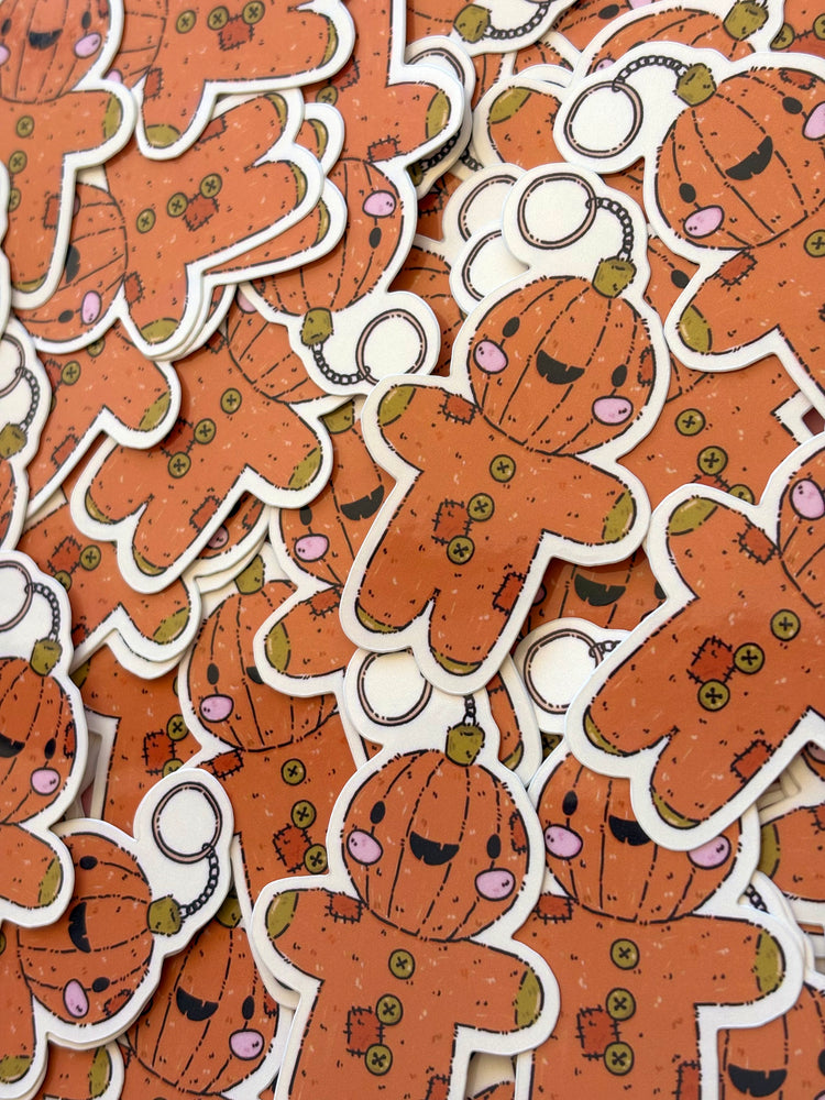 Plushie Pumpkin Jack Sticker