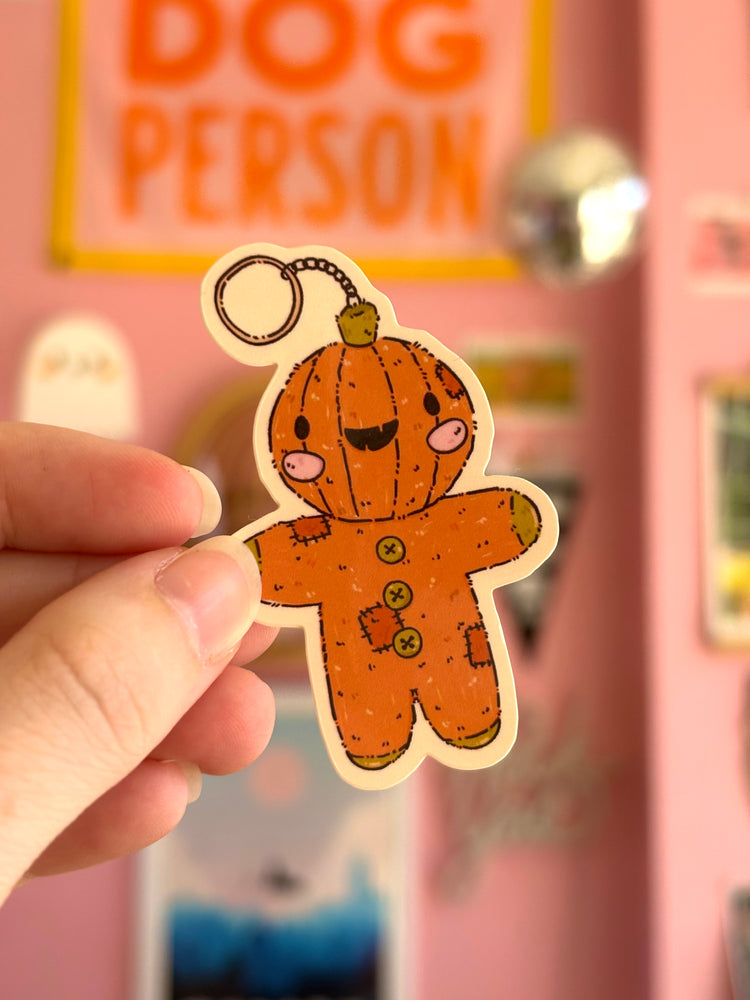 Plushie Pumpkin Jack Sticker
