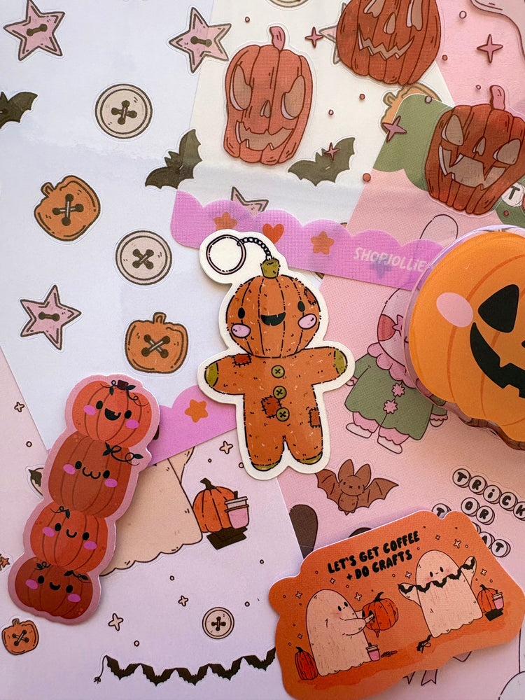 Plushie Pumpkin Jack Sticker
