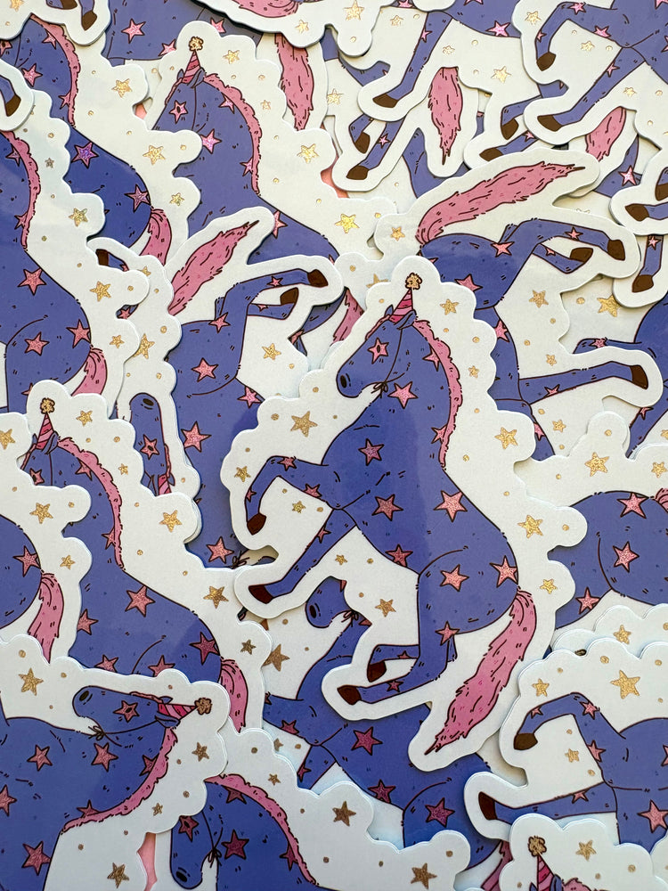 Starry Horse Sticker