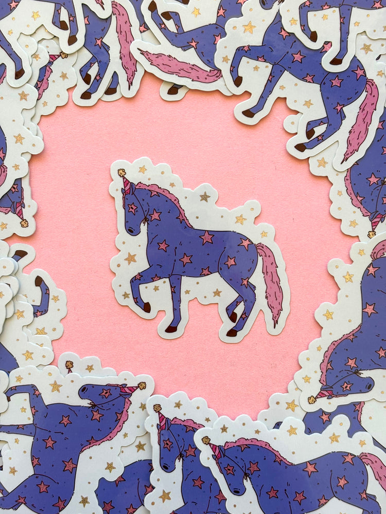 Starry Horse Sticker