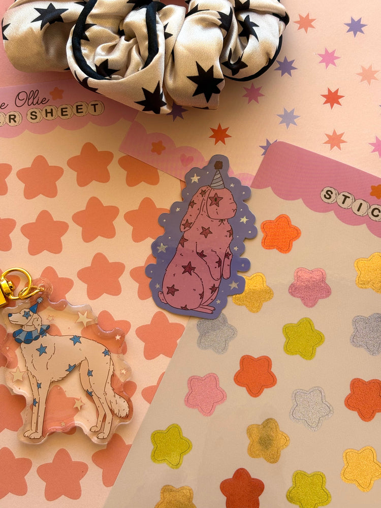 Starry Bunny Sticker