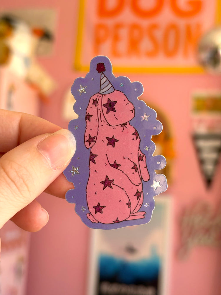 Starry Bunny Sticker