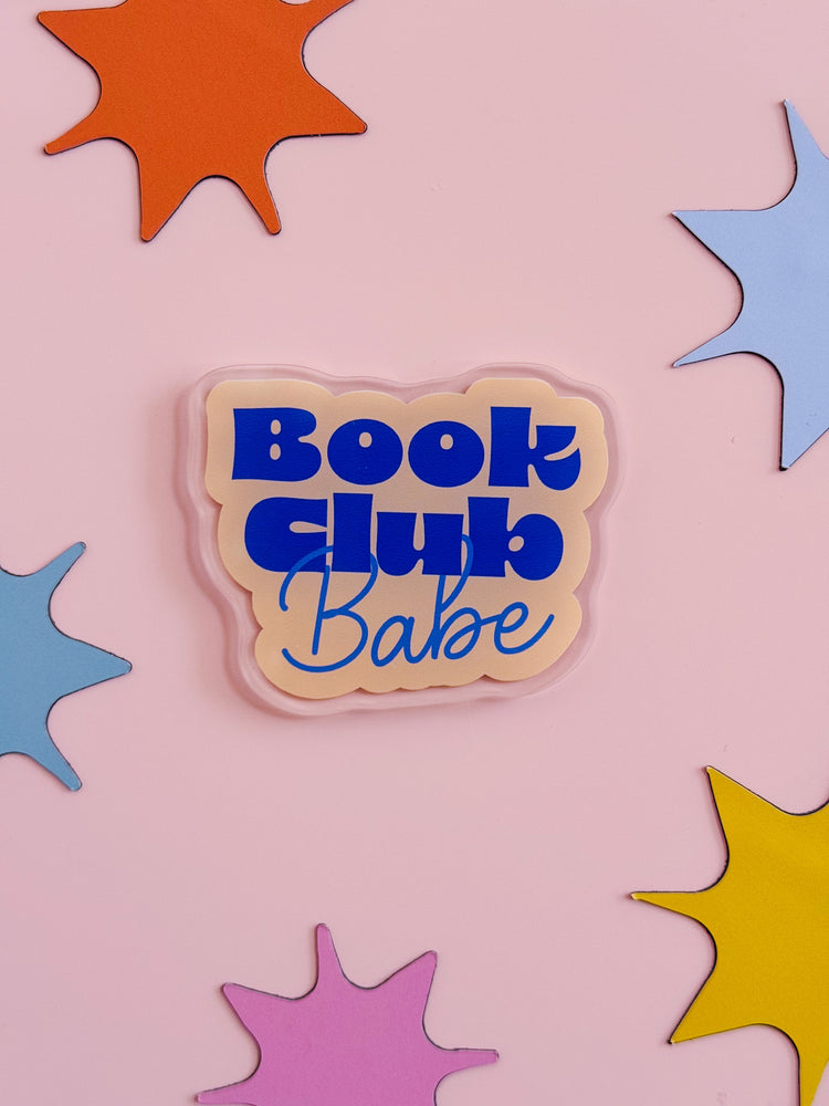 Book Club Babe Acrylic Fridge Magnet