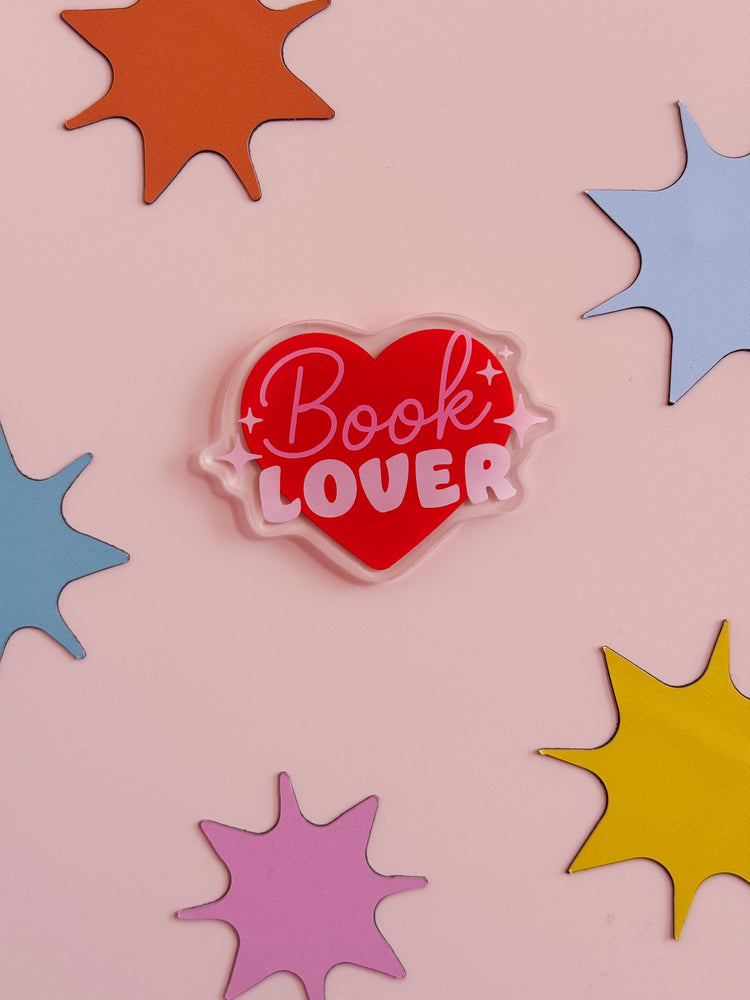 Book Lover Acrylic Fridge Magnet